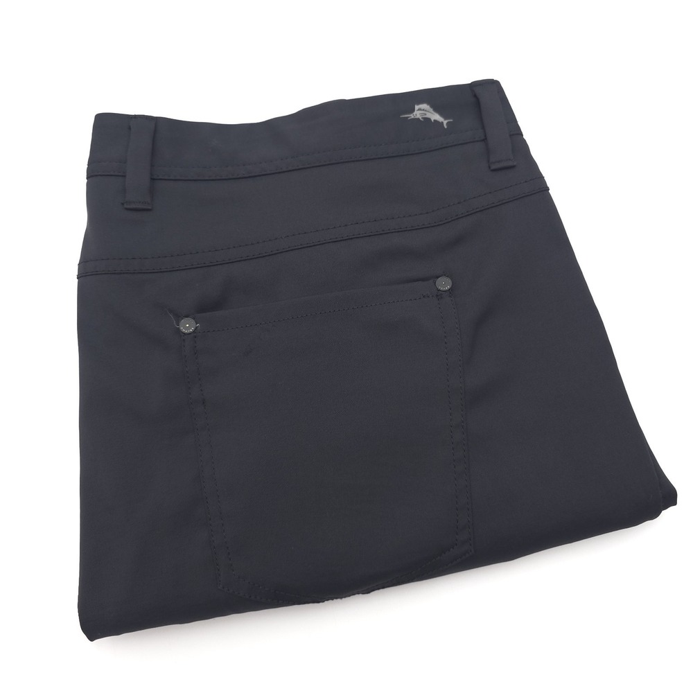 Tommy Bahama Pants Mens 40x30 Black Island Zone 5 Pocket Performance Tech Golf